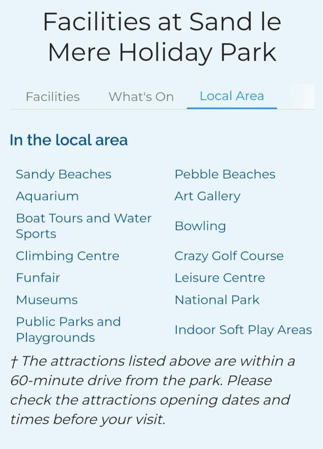 Tunstall View Caravan Holidays At Sand Le Mere Luaran gambar